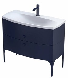 Oristo Louis szafka podumywalkowa wisząca 101x55x47 granatowy mat