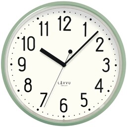 LAVVU Zielony zegar, śr. 29,5 cm
