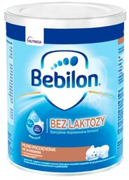 BEBILON Bez laktozy Mleko początkowe od urodzenia, 400g
