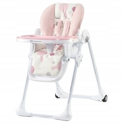 Kinderkraft Yummy Krzesełko do karmienia różowe