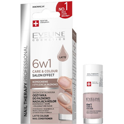 EVELINE Nail Therapy 6w1 Care & Colour skoncentrowana