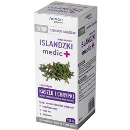 Islandzki medic+ Syrop z porostem islandzkim na suchy