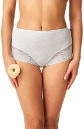 Figi damskie bawełniane (2 pack) z wysokim stanem