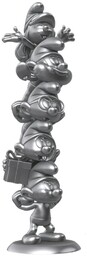 Plastoy Collectoys - Kolumna Smerfa Srebrna