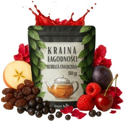 Kraina łagodności 50 g - herbata owocowa jabłko,