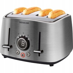 Toster Sencor Sts 5070SS Regulacja 4 Kromki 1600W