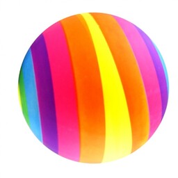 Piłka gumowa Tęcza Neon 23cm Artyk 475790-4425