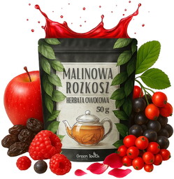 Malinowa rozkosz 50 g - herbata owocowa, hibiskus