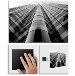 Plakat metalowy wieżowiec M