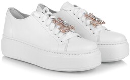 Sneakersy damskie Nessi 24700 biały 36
