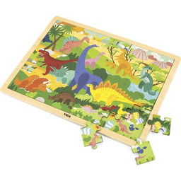 VIGA Puzzle Na podkładce: Poznajemy dinozaury 44584 (48