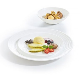 Komplet obiadowy Harena 41-elementowy biały LUMINARC