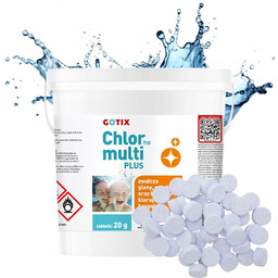 Chlor do Basenu Jacuzzi Tabletki Multifunkcyjne 5kg 20g