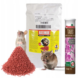 Ratimor Bromadiolon Trutka na myszy i szczury gryzonie