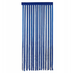 Zasłona Na Drzwi biało-niebieska 90x200 cm