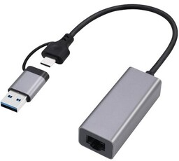 CABLEXPERT Karta sieciowa A-USB3AC-LAN-01 USB-C / USB-A, Zewnętrzna