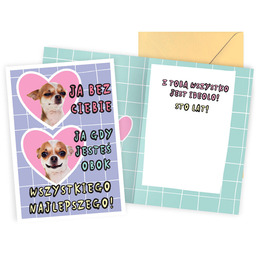 Kartka urodzinowa z Chihuahua - 1 szt.