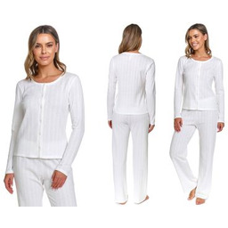 Doctor Nap Piżama damska MIRANDA: ecru