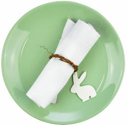 Obrączki na serwetki Zajączki - 5 cm -