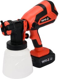 Yato PISTOLET MALARSKI 18V, PRZEPŁYW 1 L/MIN -