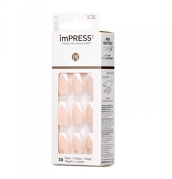 KISS Sztuczne Paznokcie samoprzylepne imPress - So French