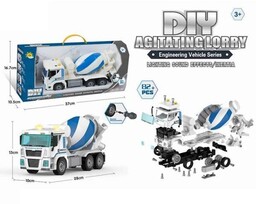 Betoniarka DIY światło dźwięk ruchome elementy 3201-1