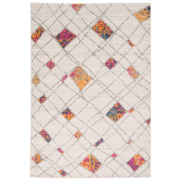 Dywan nowoczesny Denver Faa A892A white/orange