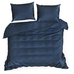 EUROFIRANY Pościel Vera 160 x 200 cm Granatowy