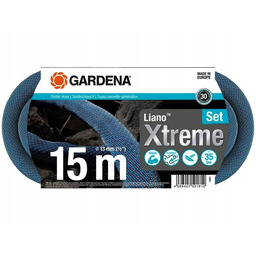 Wąż ogrodowy tekstylny Gardena Liano Xtreme zestaw 1/2"