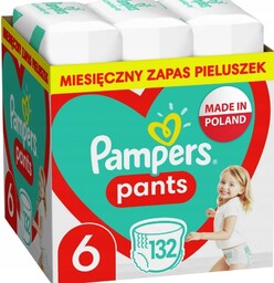 Pieluchomajtki Pampers Pants Rozmiar 6 132 szt.