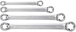 Klucze oczkowe Torx T6-T24, zestaw 4 szt.
