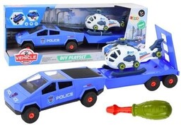 Auto z helikopterem i lawetą do rozkręcania