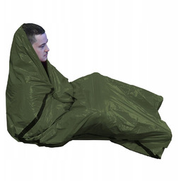 Śpiwór Ratunkowy Termiczny Awaryjny Folia Nrc Bcb Bushcraft