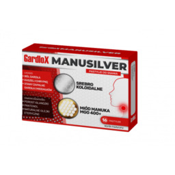 Gardlox Manusilver pastylki do ssania, 16pastylek