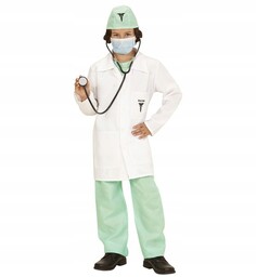 Strój Lekarz Doktor Kompletny Medyk Szpital 158