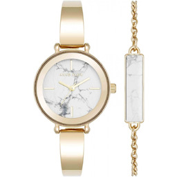 Zegarek Damski Anne Klein AK-5116HLST złoty