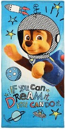 Chase w kosmosie - ręcznik kąpielowy plażowy Psi