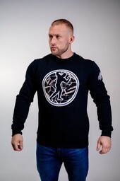 Bluza czarna kulturysta męska