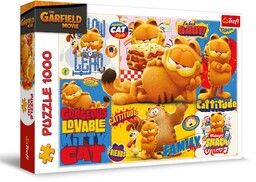 Trefl - Garfield, Przygody Garfielda - Puzzle 1000