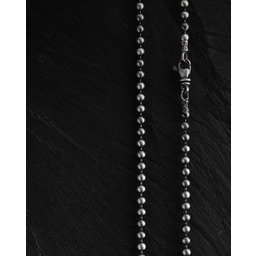 Srebrny łańcuszek kulkowy 50