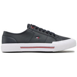 Tenisówki Tommy Hilfiger Core Corporate Vulc Leather FM0FM04561