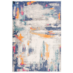 Dywan nowoczesny Denver Faa G039A white/dark blue
