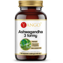 YANGO Ashwagandha 3 formy suplement diety 90 kapsułek