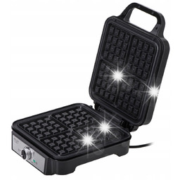 Gofrownica 1800W Na 4 Duże Chrupiące Gofry Regulacja