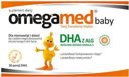 Omegamed Baby DHA, od urodzenia, 30 kapsułek twist-off