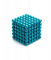 Kulki Magnetyczne 5 mm duże 216 szt Turkusowe