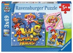 Ravensburger PUZZLE 3X49 PSI PATROL