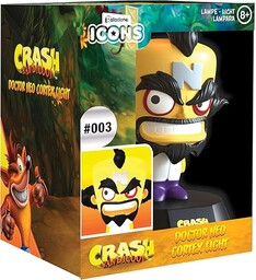 Paladone Crash Bandicoot lampa Doctor Neo Cortex czarna,