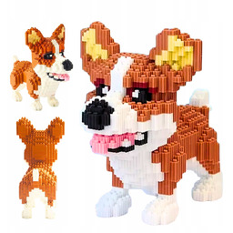 Zestaw Klocków Konstrukcyjnych Corgi Klocki Pies Do Zbudowania