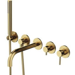 OMNIRES Bateria wannowa Y 5-otworowa podtynkowa z długą